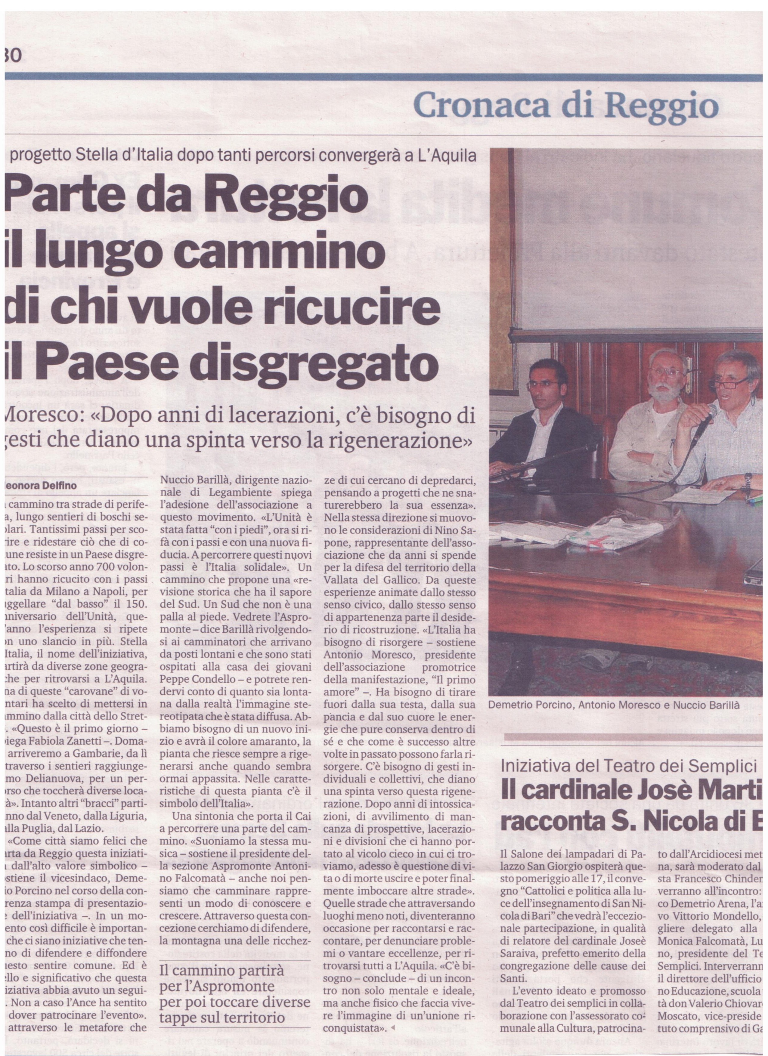 Parlano della Stella…